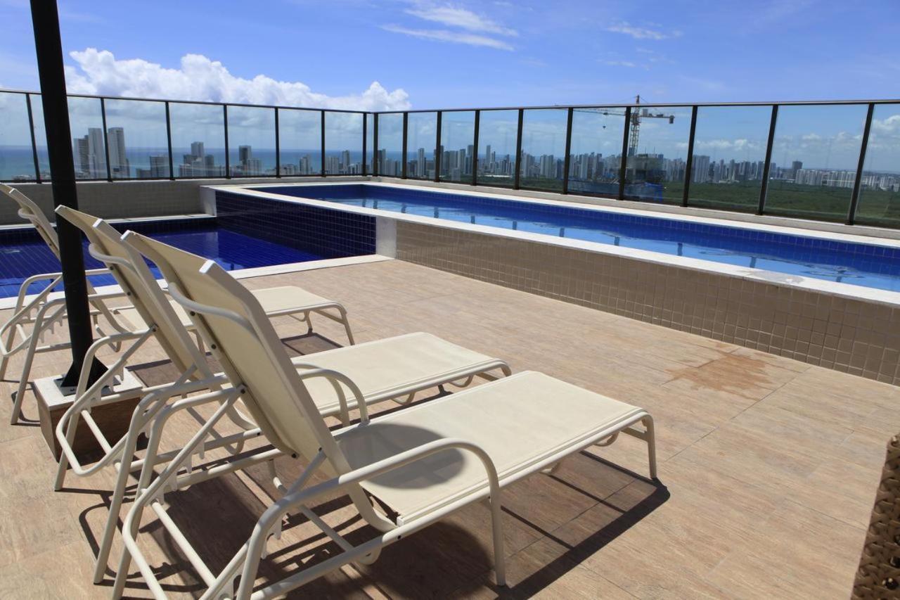 Flat Beach Class Excelsior - Em Frente Ao Shopping Riomar Recife Buitenkant foto