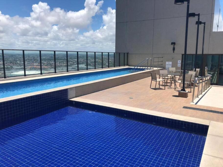 Flat Beach Class Excelsior - Em Frente Ao Shopping Riomar Recife Buitenkant foto