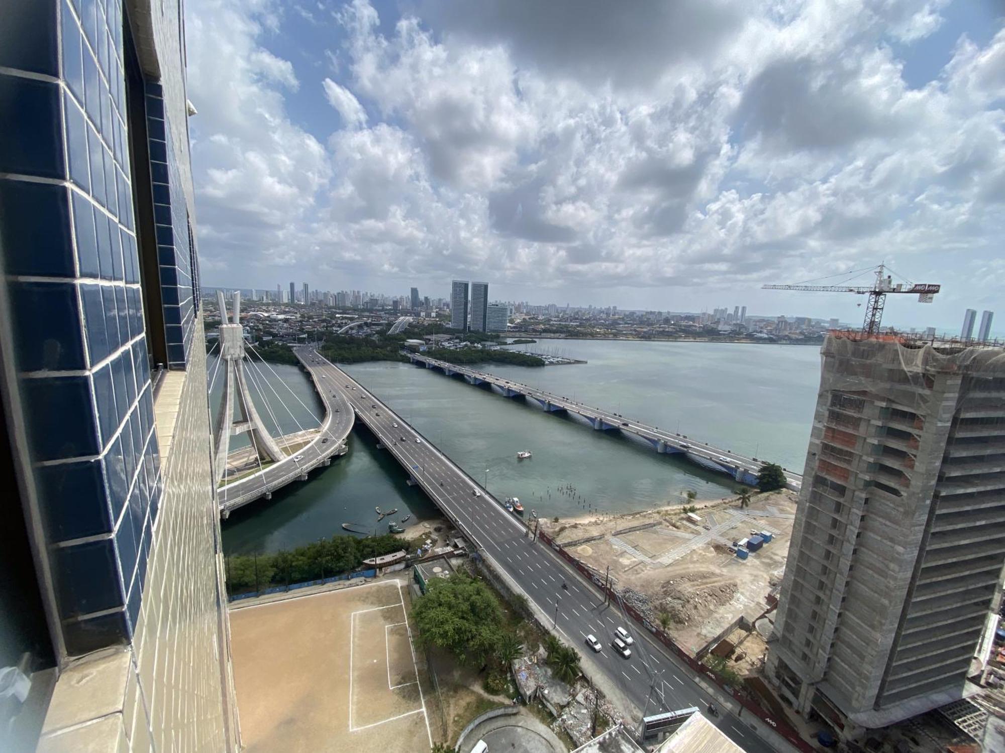 Flat Beach Class Excelsior - Em Frente Ao Shopping Riomar Recife Buitenkant foto