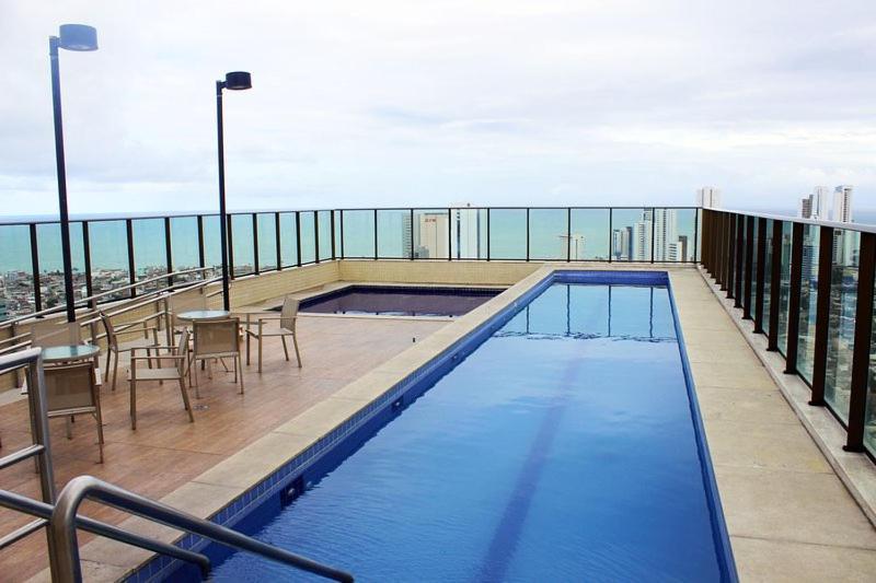 Flat Beach Class Excelsior - Em Frente Ao Shopping Riomar Recife Buitenkant foto
